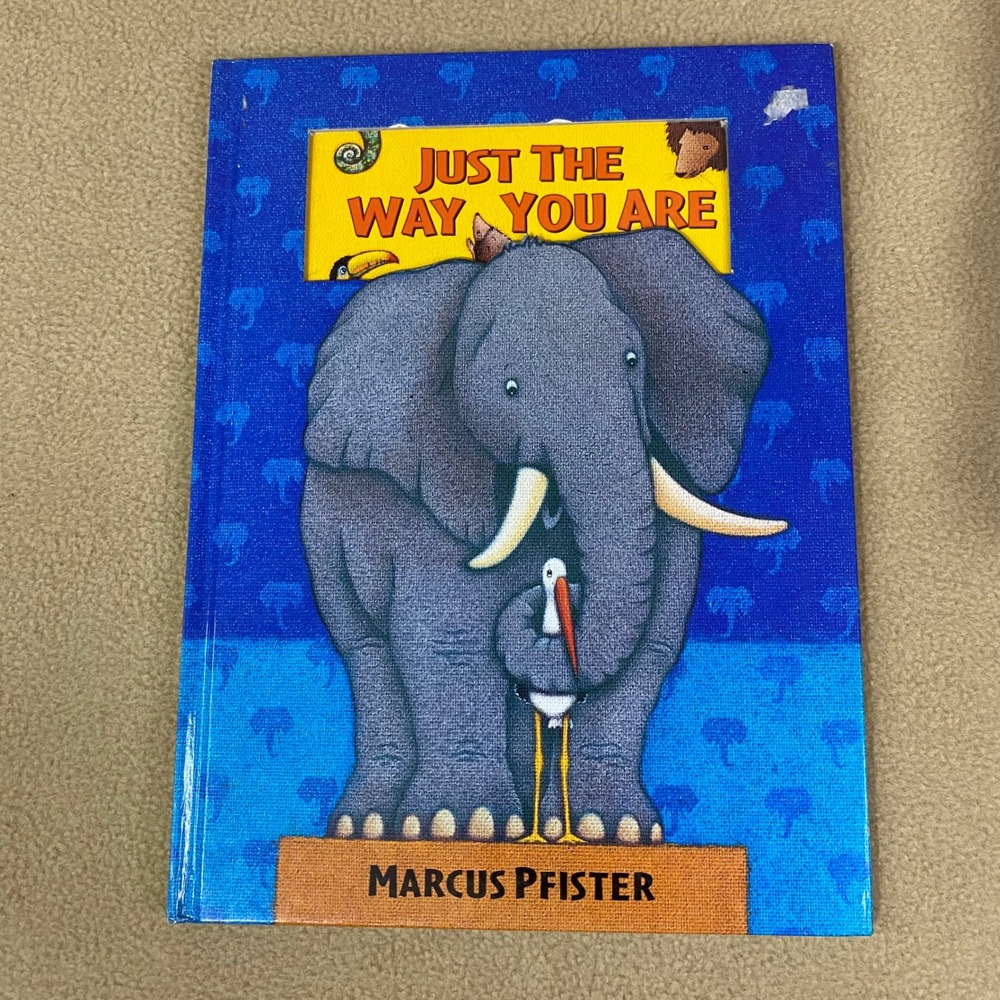 Marcus Pfister Just The Way You Are Kids Book Hardcover Die-Cut 2002 EUC *FLAW